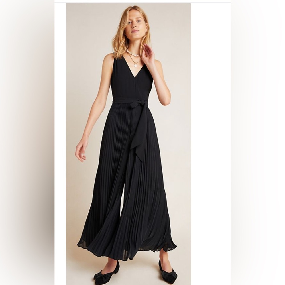 Classy Formal Black Anthropologie Jumpsuit NWT